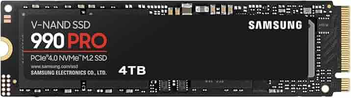 Amazon | Samsung 990 PRO 4TB PCIe Gen 4.0 x4 (最大転送速度